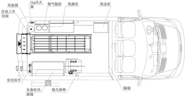 新全顺中轴中顶汽油自动档国六-监护